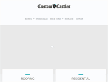Tablet Screenshot of customcastles.net